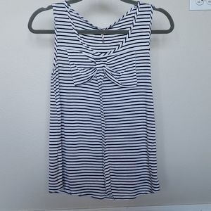 Bow Front Striped Tank